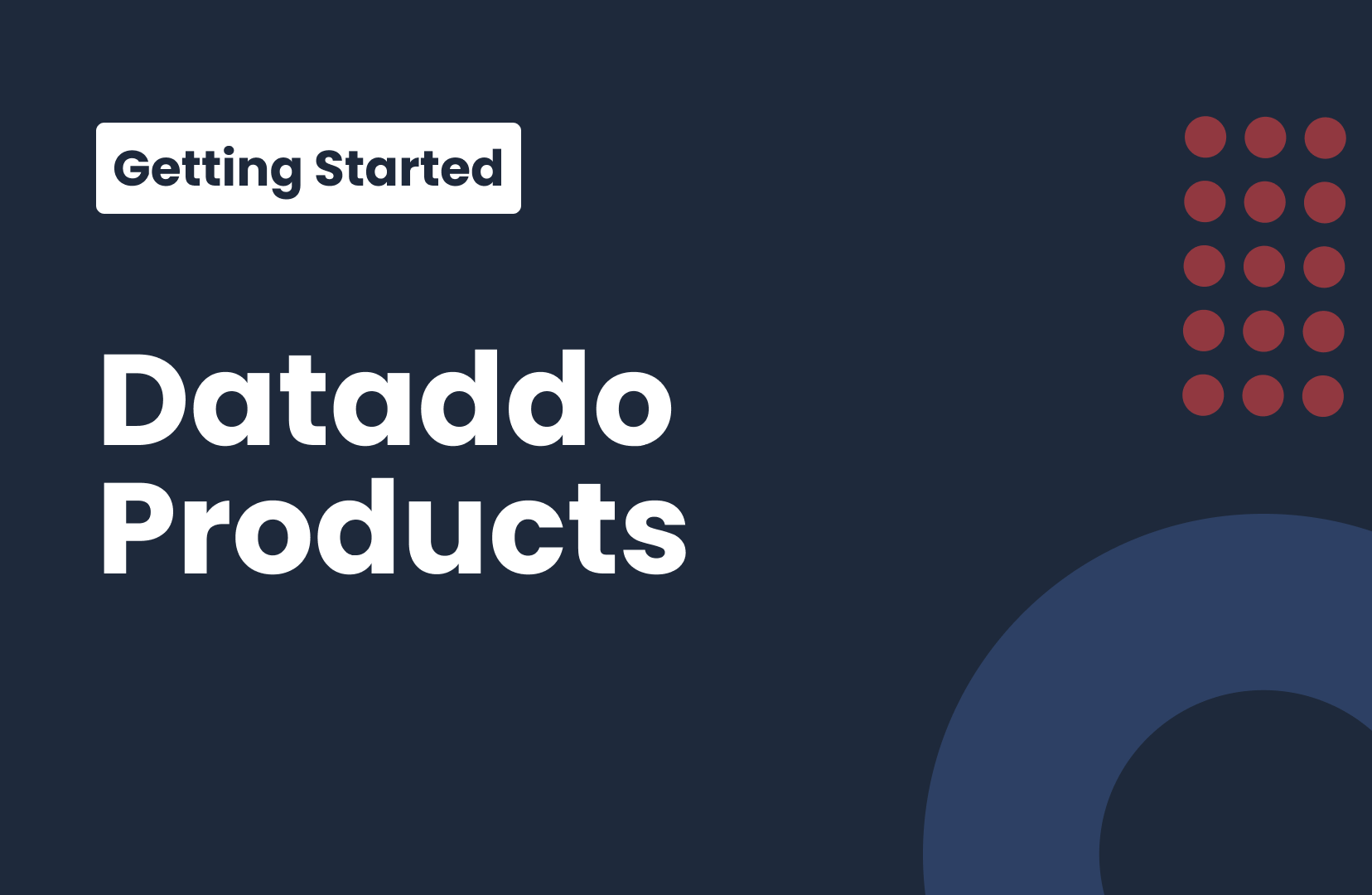 Dataddo Products Getting Started